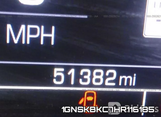 1GNSKBKC7HR116185 фото 8