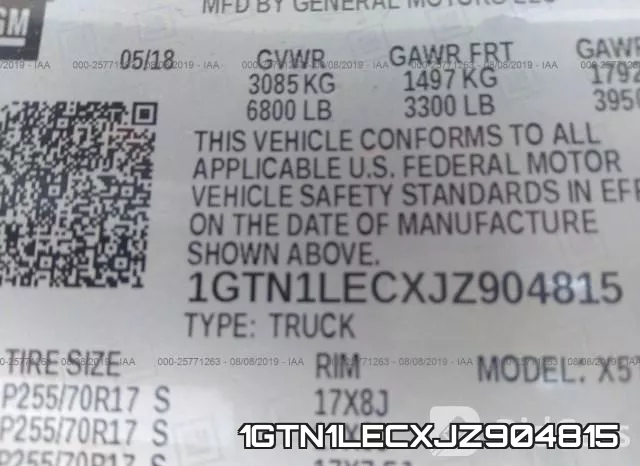 1GTN1LECXJZ904815 фото 10