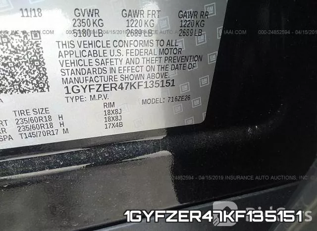 1GYFZER47KF135151 фото 10