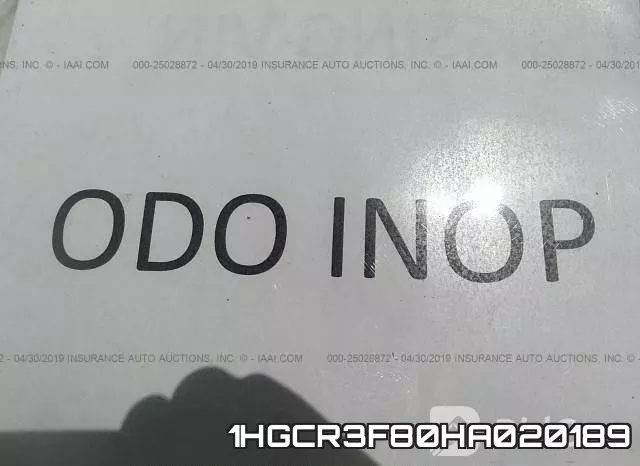 1HGCR3F80HA020189 фото 8