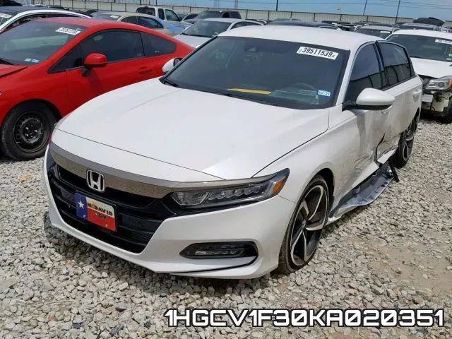 1HGCV1F30KA020351 фото 3