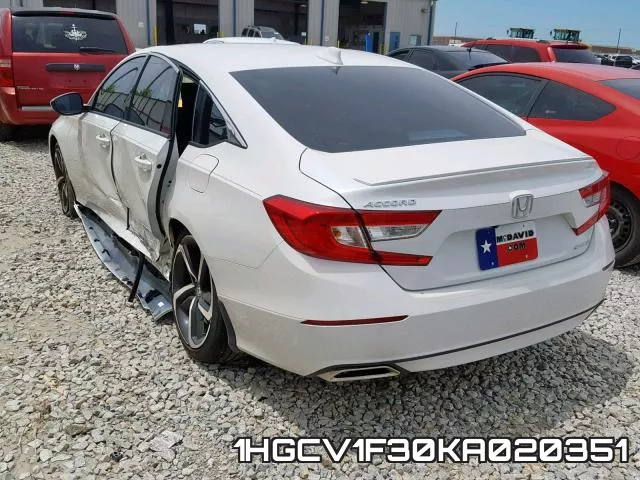 1HGCV1F30KA020351 фото 4