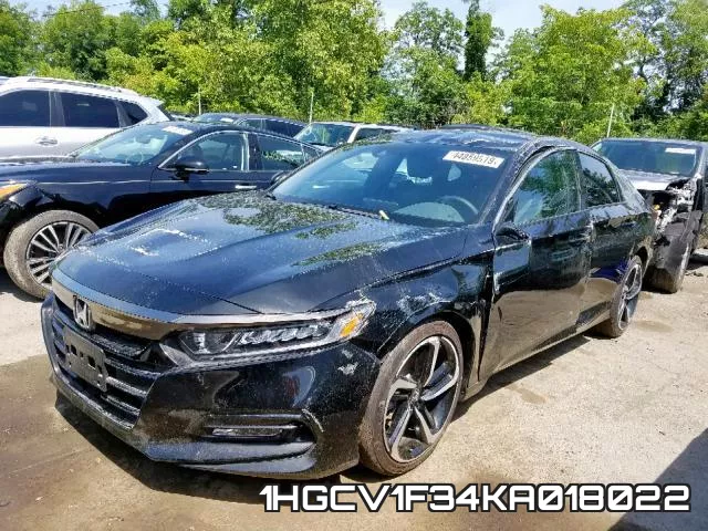1HGCV1F34KA018022 фото 3