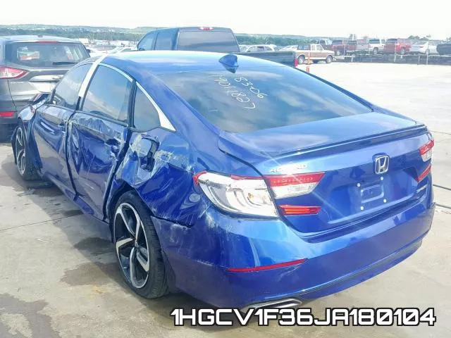 1HGCV1F36JA180104 фото 4