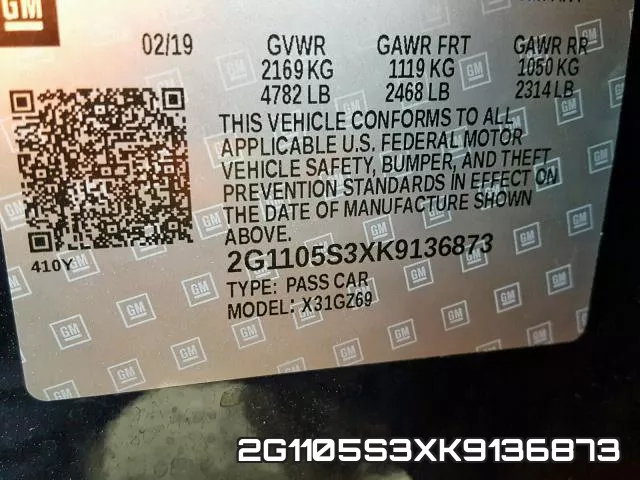 2G1105S3XK9136873 фото 2
