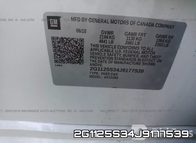 2G1125S34J9177539 фото 10