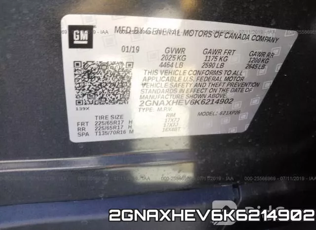 2GNAXHEV6K6214902 фото 10