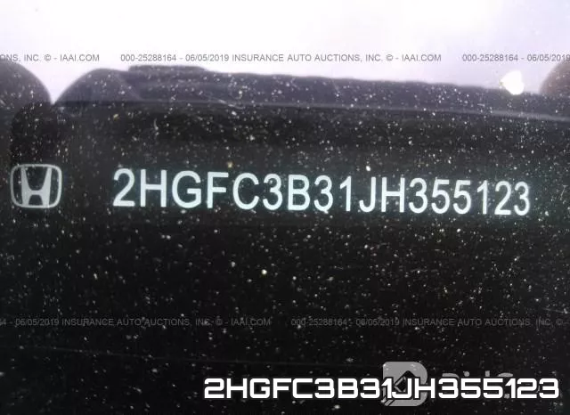 2HGFC3B31JH355123 фото 10