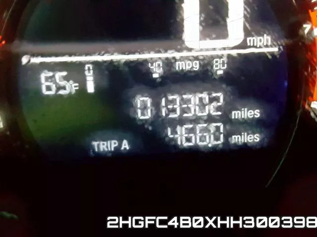 2HGFC4B0XHH300398 фото 9