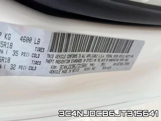 3C4NJDCB6JT315641 фото 2