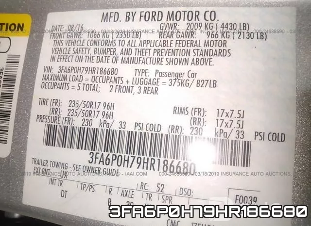 3FA6P0H79HR186680 фото 10
