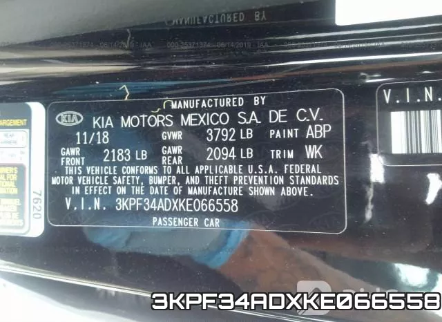 3KPF34ADXKE066558 фото 10