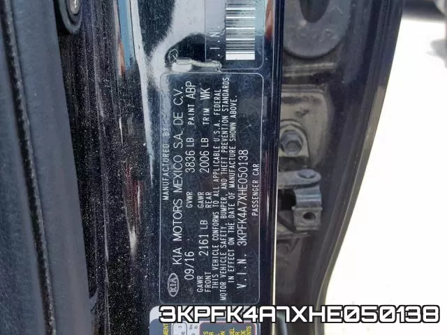 3KPFK4A7XHE050138 фото 2