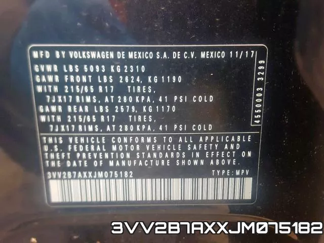 3VV2B7AXXJM075182 фото 2