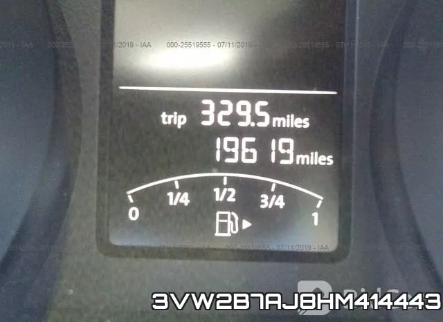 3VW2B7AJ8HM414443 фото 8