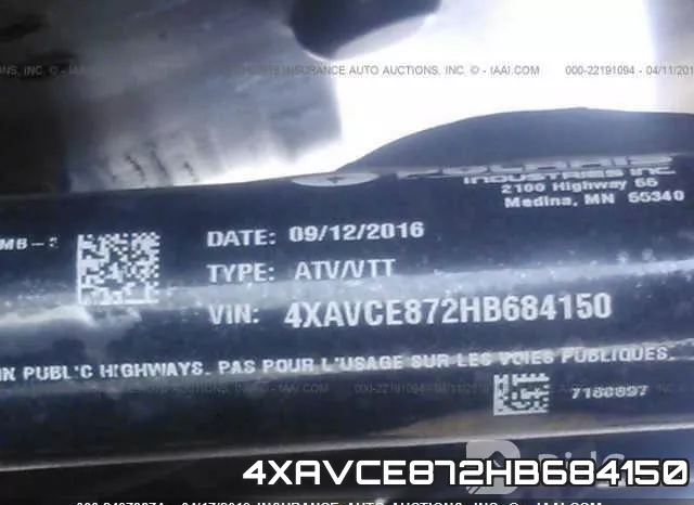 4XAVCE872HB684150 фото 2