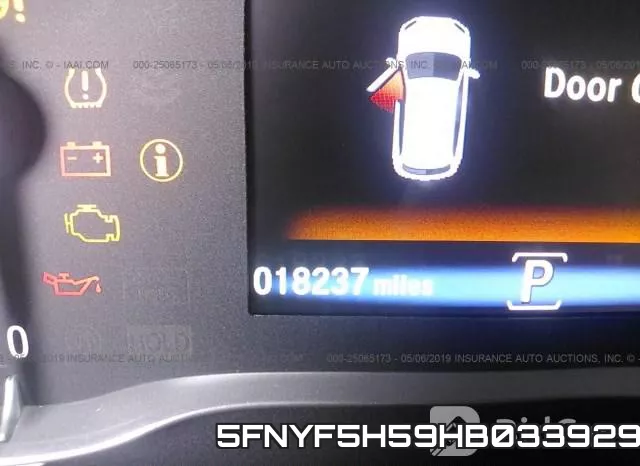5FNYF5H59HB033929 фото 8