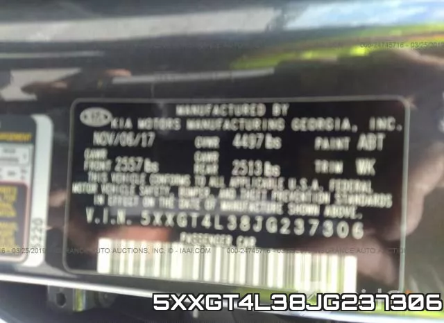 5XXGT4L38JG237306 фото 10