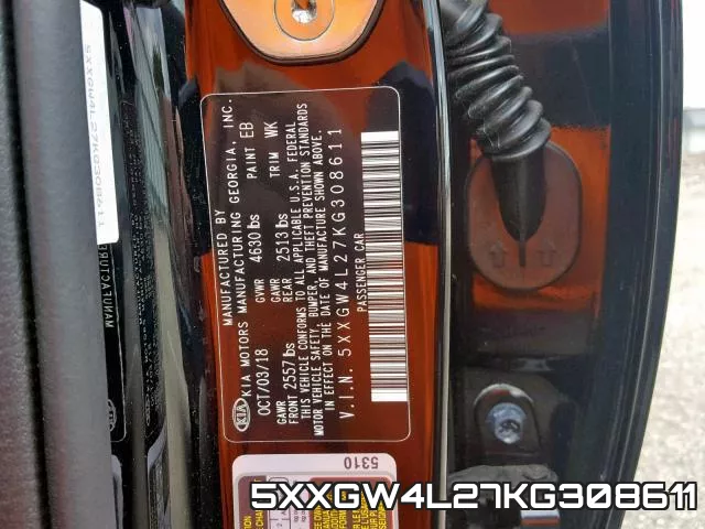 5XXGW4L27KG308611 фото 2