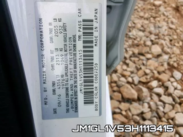 JM1GL1V53H1113415 фото 2