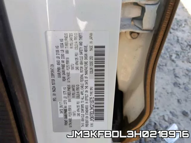 JM3KFBDL3H0218976 фото 2
