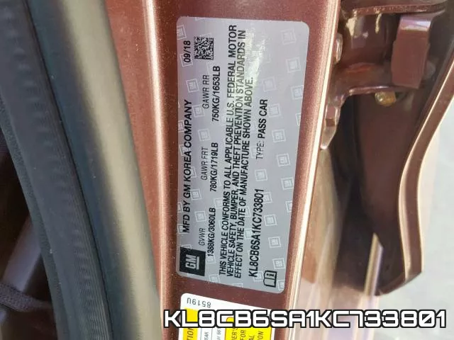 KL8CB6SA1KC733801 фото 2