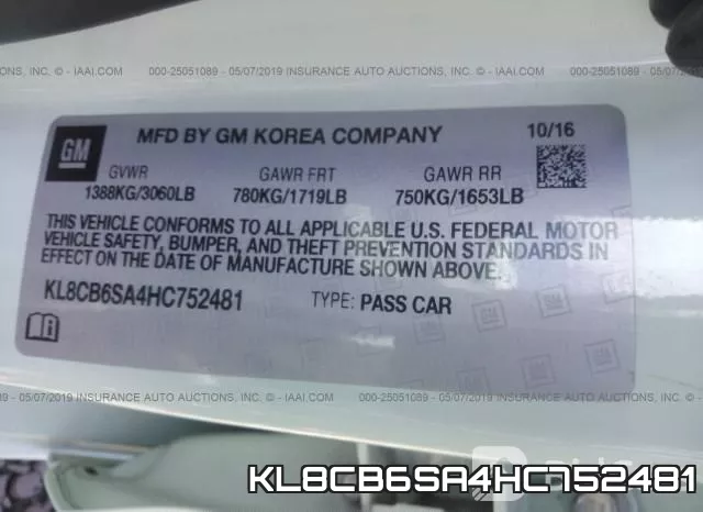 KL8CB6SA4HC752481 фото 10