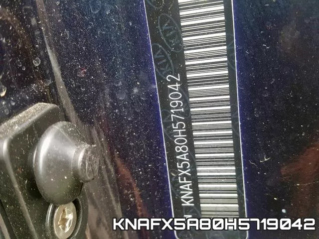 KNAFX5A80H5719042 фото 2