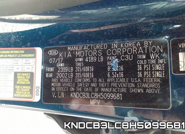 KNDCB3LC8H5099681 фото 10