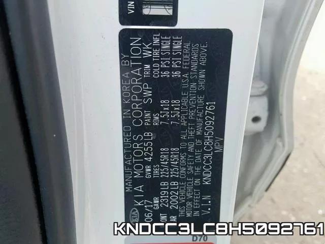 KNDCC3LC8H5092761 фото 2
