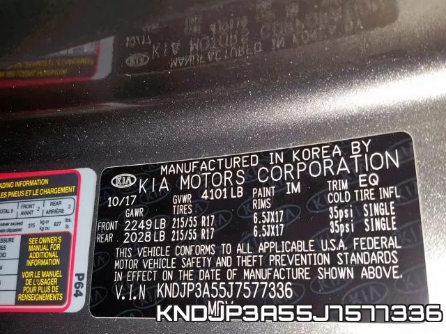 KNDJP3A55J7577336 фото 2