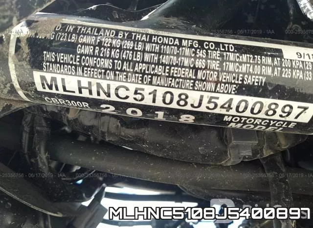 MLHNC5108J5400897 фото 2