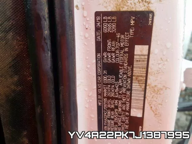 YV4A22PK7J1387995 фото 2