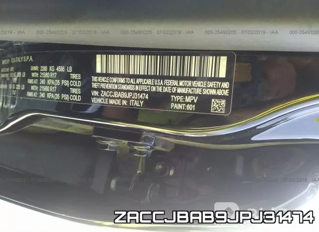 ZACCJBAB9JPJ31474 фото 10