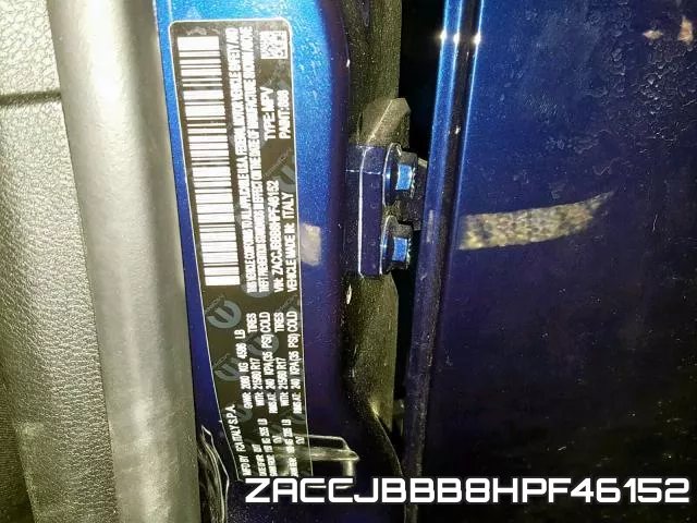 ZACCJBBB8HPF46152 фото 2