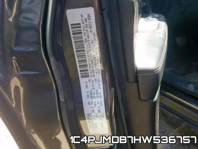 1C4PJMDB7HW536757 фото 2