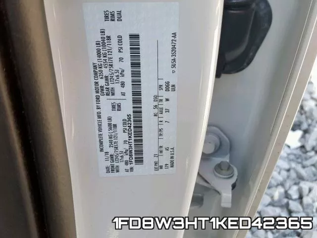 1FD8W3HT1KED42365 фото 2