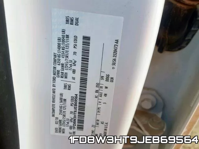 1FD8W3HT9JEB69564 фото 2