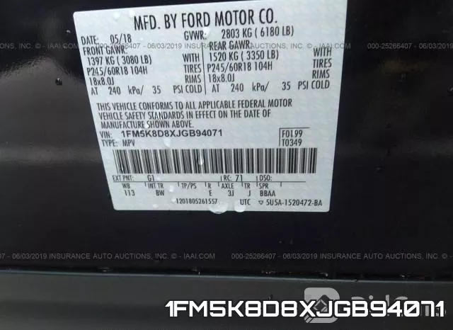 1FM5K8D8XJGB94071 фото 10