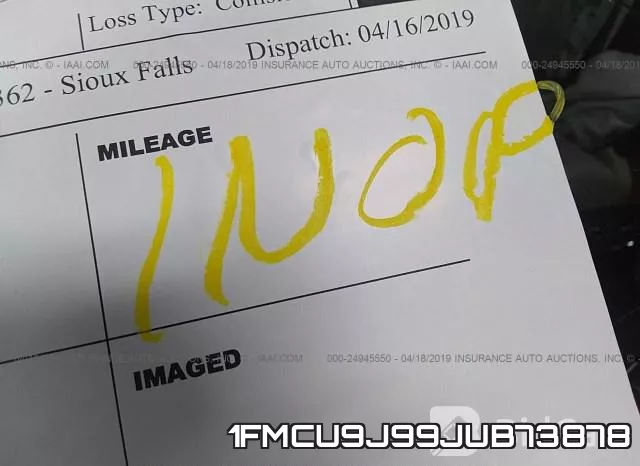 1FMCU9J99JUB73878 фото 8