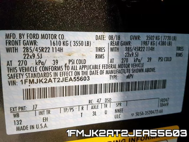 1FMJK2AT2JEA55603 фото 2