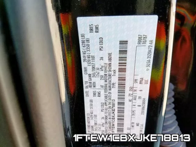 1FTEW1CBXJKE78813 фото 2