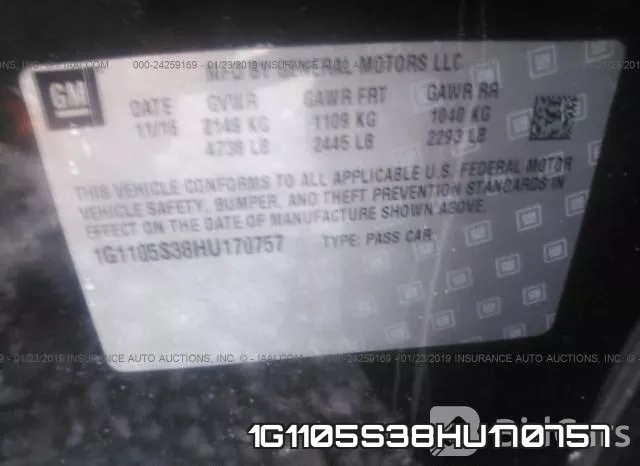 1G1105S38HU170757 фото 10
