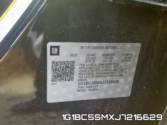 1G1BC5SMXJ7216629 фото 2