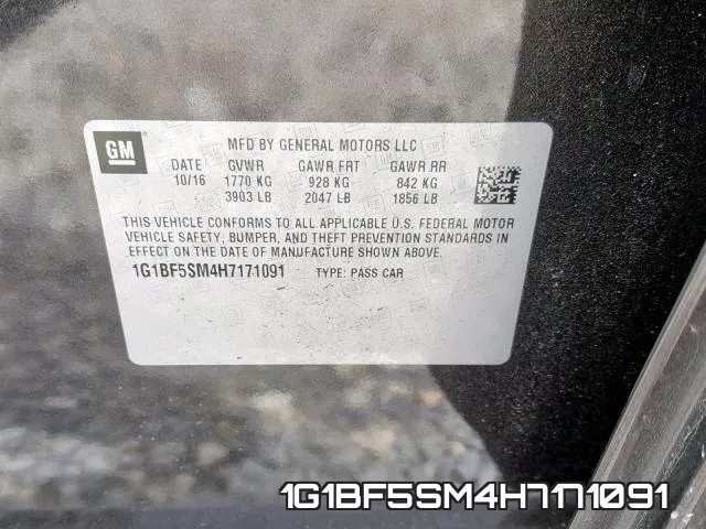 1G1BF5SM4H7171091 фото 2