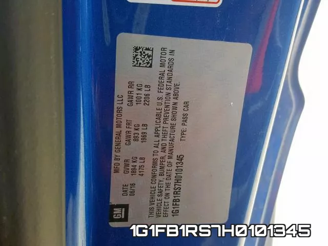1G1FB1RS7H0101345 фото 2