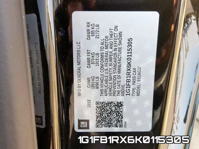 1G1FB1RX6K0115305 фото 2
