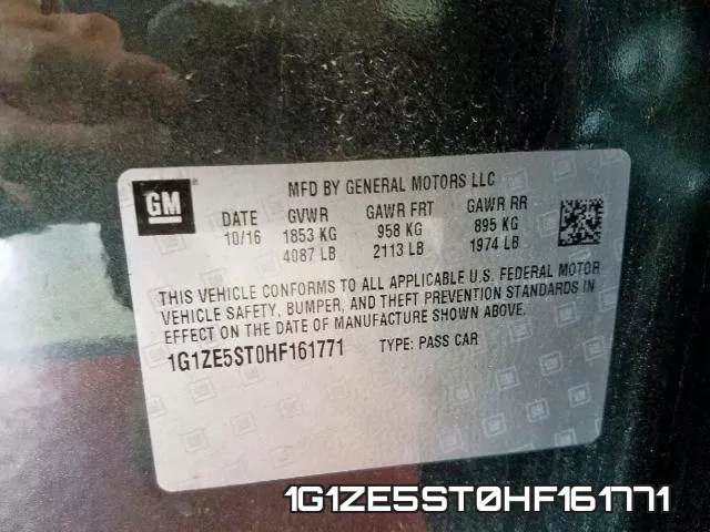 1G1ZE5ST0HF161771 фото 2