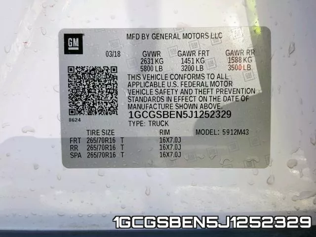 1GCGSBEN5J1252329 фото 2