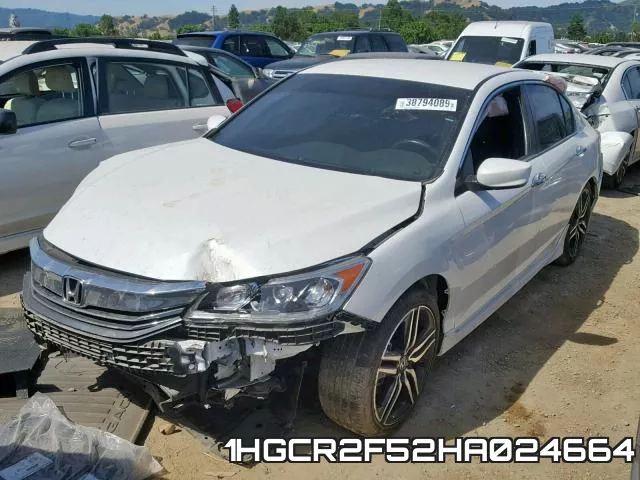 1HGCR2F52HA024664 фото 3